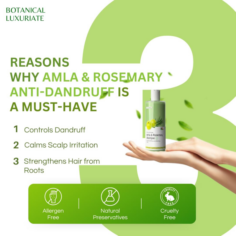 Botanical Luxuriate Amla & Rosemary Anti-Dandruff Shampoo