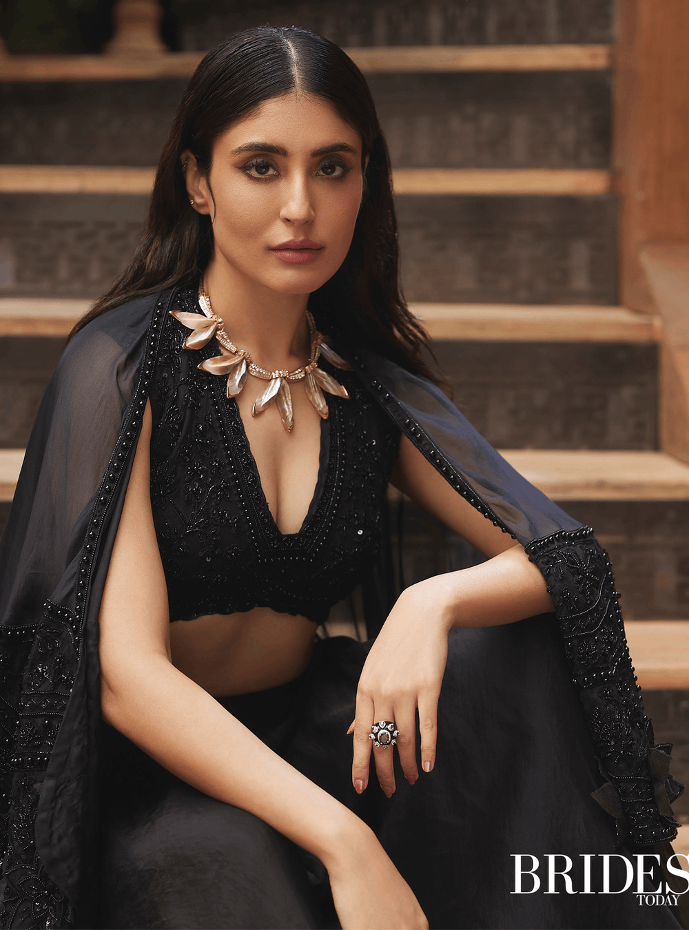 Kritika Kamra Wearing Le Palm Serefina Necklace