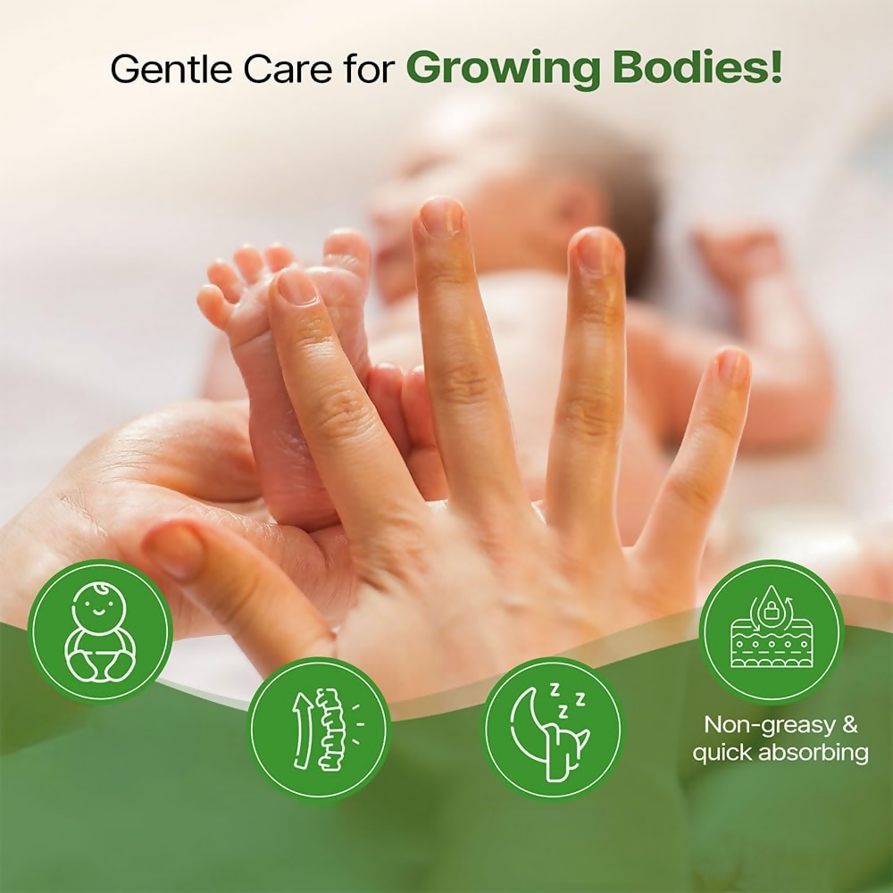 Herby Angel Bala Ashwagandhadi Body Massage Oil for Baby