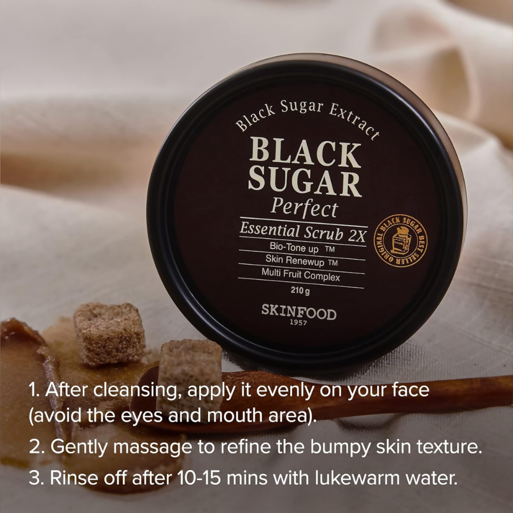 Skin Food Black Sugar Mask Wash Off Exfoliator