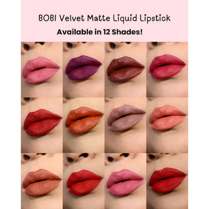 BOBI Velvet Matte Liquid Lipstick, Shade_4 RUBY