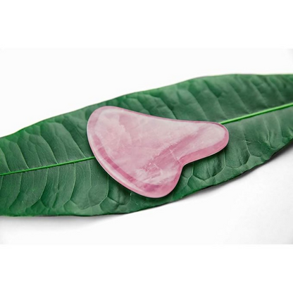 Bronson Professional Rose Quartz Gua Sha Face Massage Tool