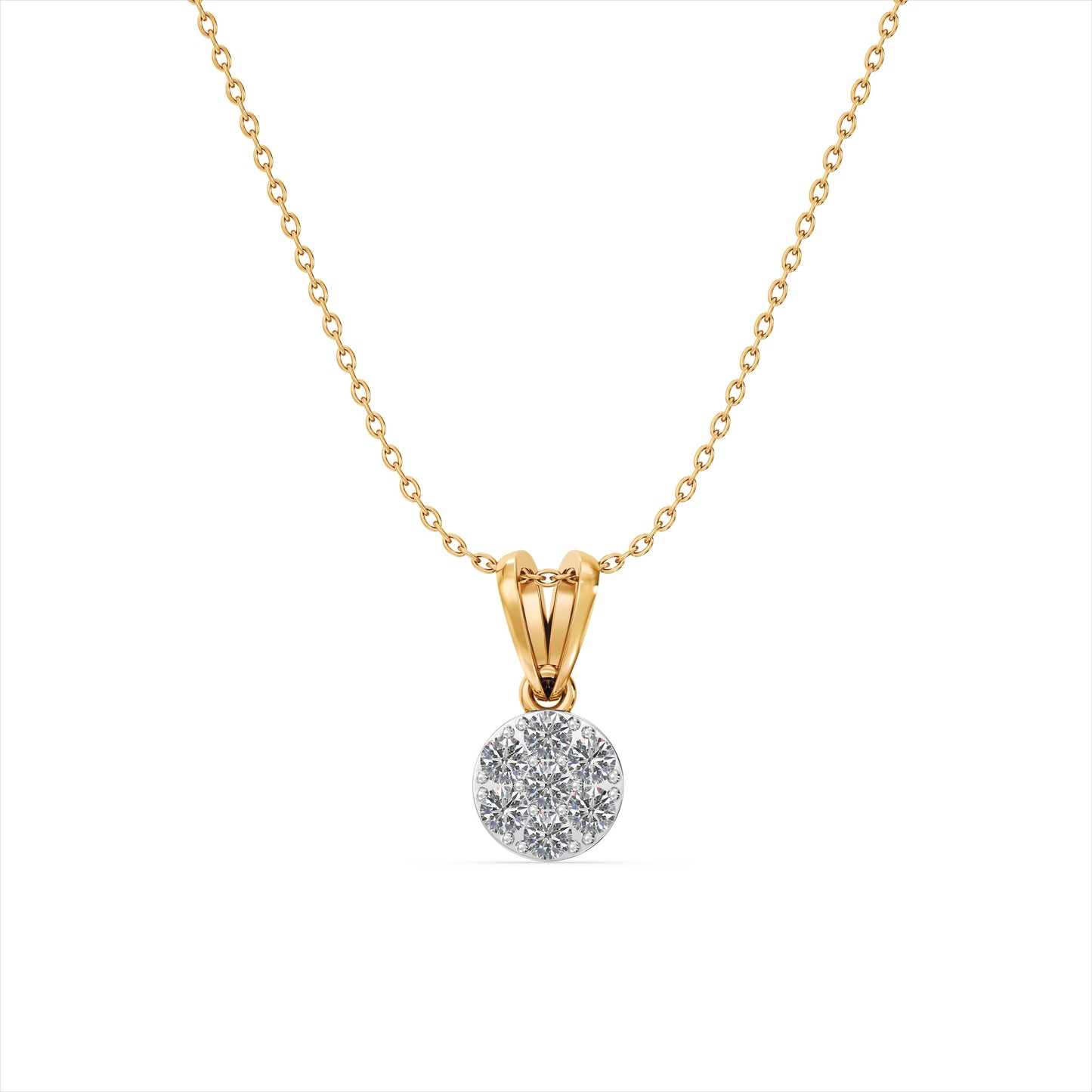 Celestial Dot 9KT Gold Laboratory Grown Diamond Necklace