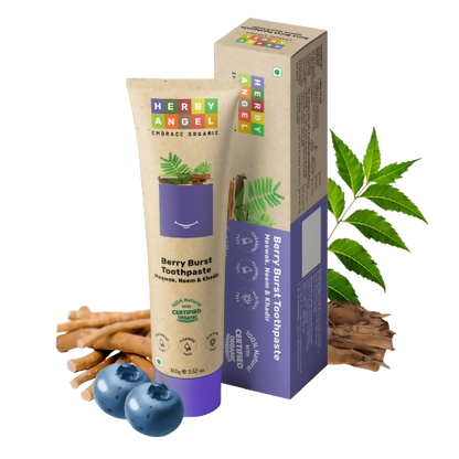 Herby Angel Berry Burst Toothpaste for Kids