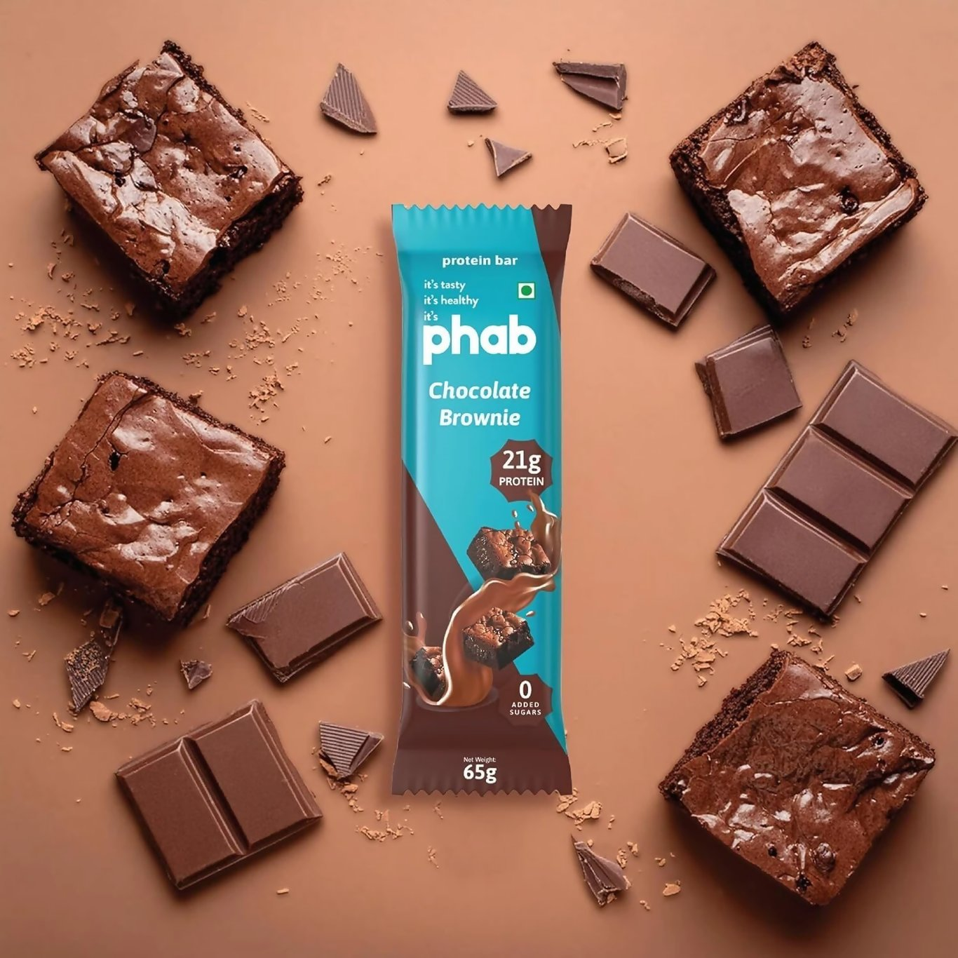 Phab Protein Bars With Protein Chocolate Brownie