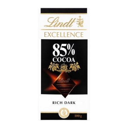 Lindt Excellence 85% Cocoa Dark Chocolate