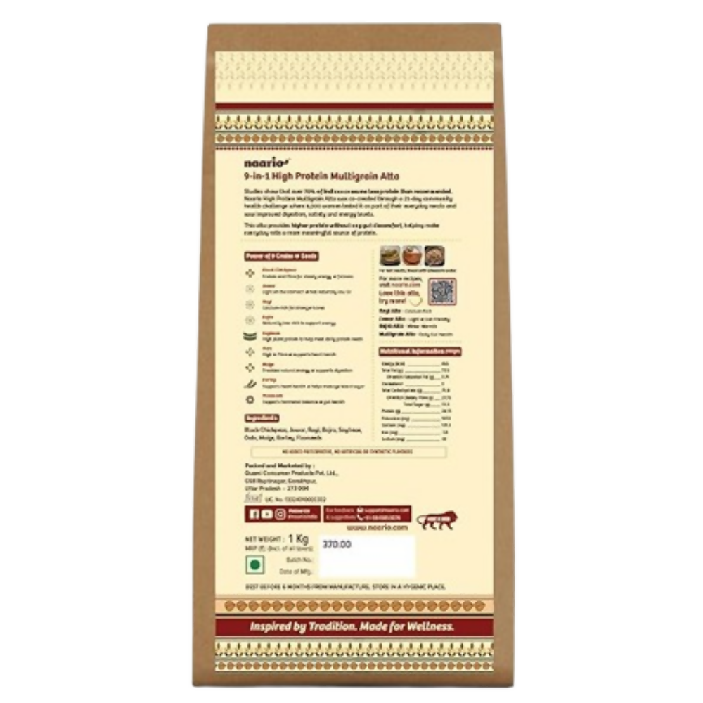 Naario 9-in1 Multigrain Atta (No Wheat)