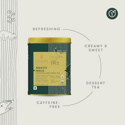 Luxmi Estates Minty Mile Chamomile Mint Green Tea
