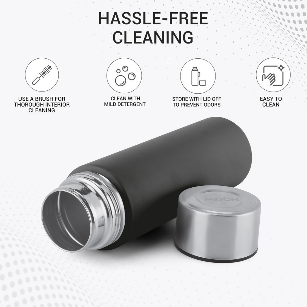 Milton Glide 1000 Stainless Steel Water Bottle - Black
