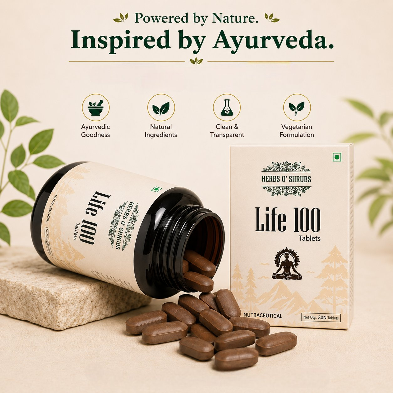HerbsOShrubs Life-100 Tablets