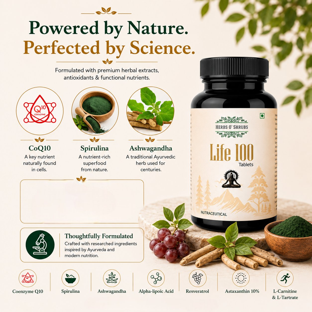 HerbsOShrubs Life-100 Tablets