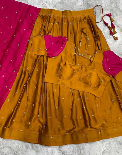 Teeya Creation Womens New Trendy Festive Season Designer Lehenga Choli Set - Pink