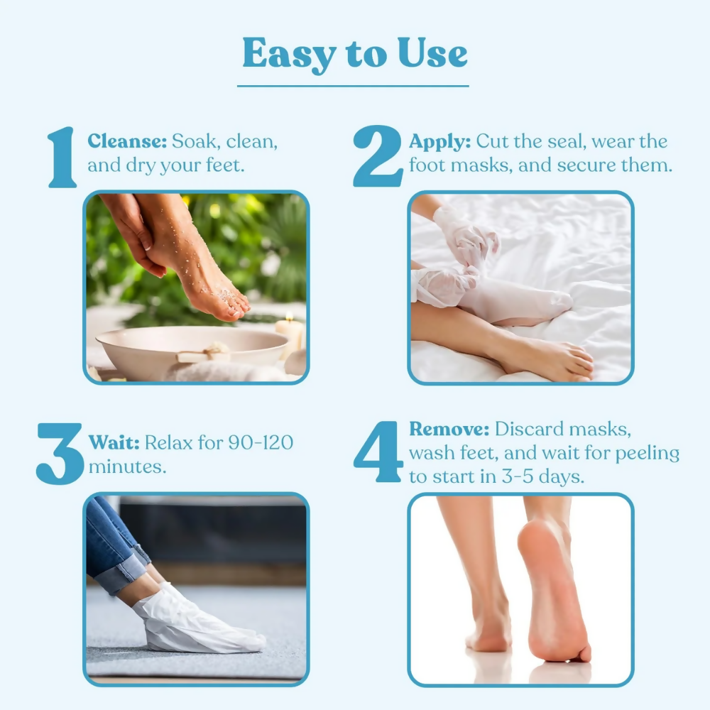 Wipness Natural Foot Peeling & Exfoliating Foot Mask