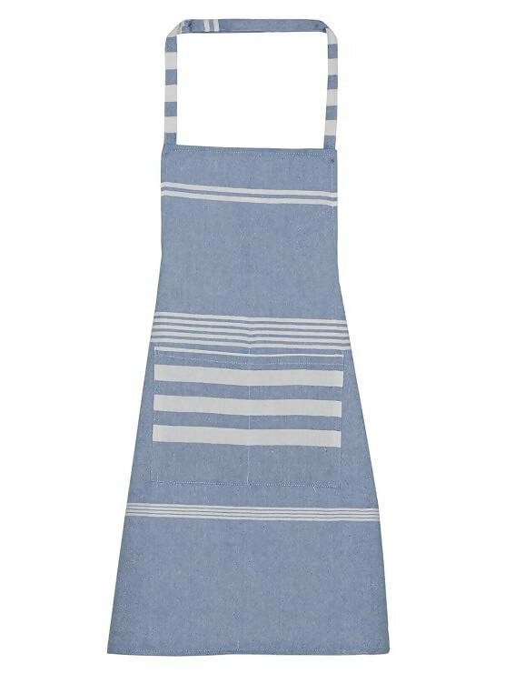 Varde Waterproof Cooking Apron For Men & Women With 2 Pockets-Rock Blue & Light Mauve (Pack of 2)