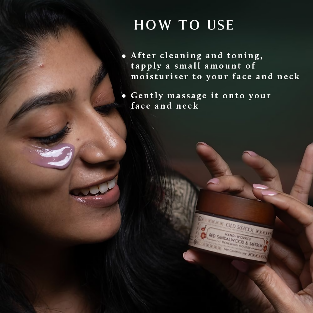 Old School Rituals Red Sandalwood & Saffron Age-Defying Face Moisturiser