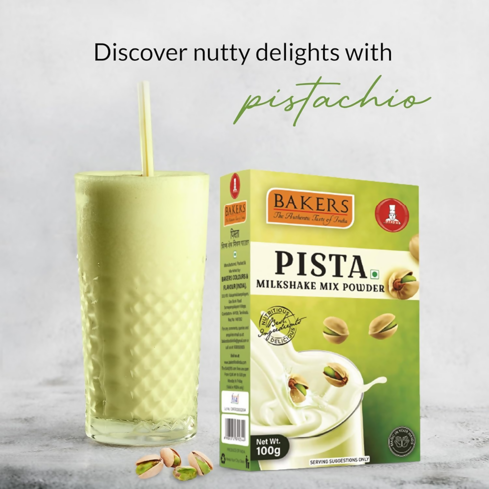 BAKERS Premium Milk Shake Mix - Chocolate, Butterscotch, Mango & Pista