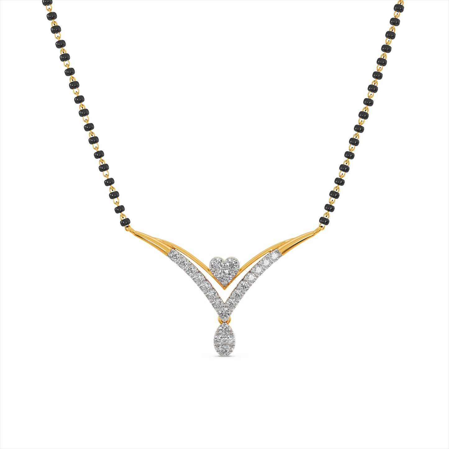 Timeless Vows 9KT Gold Laboratory Grown Diamond Mangalsutra