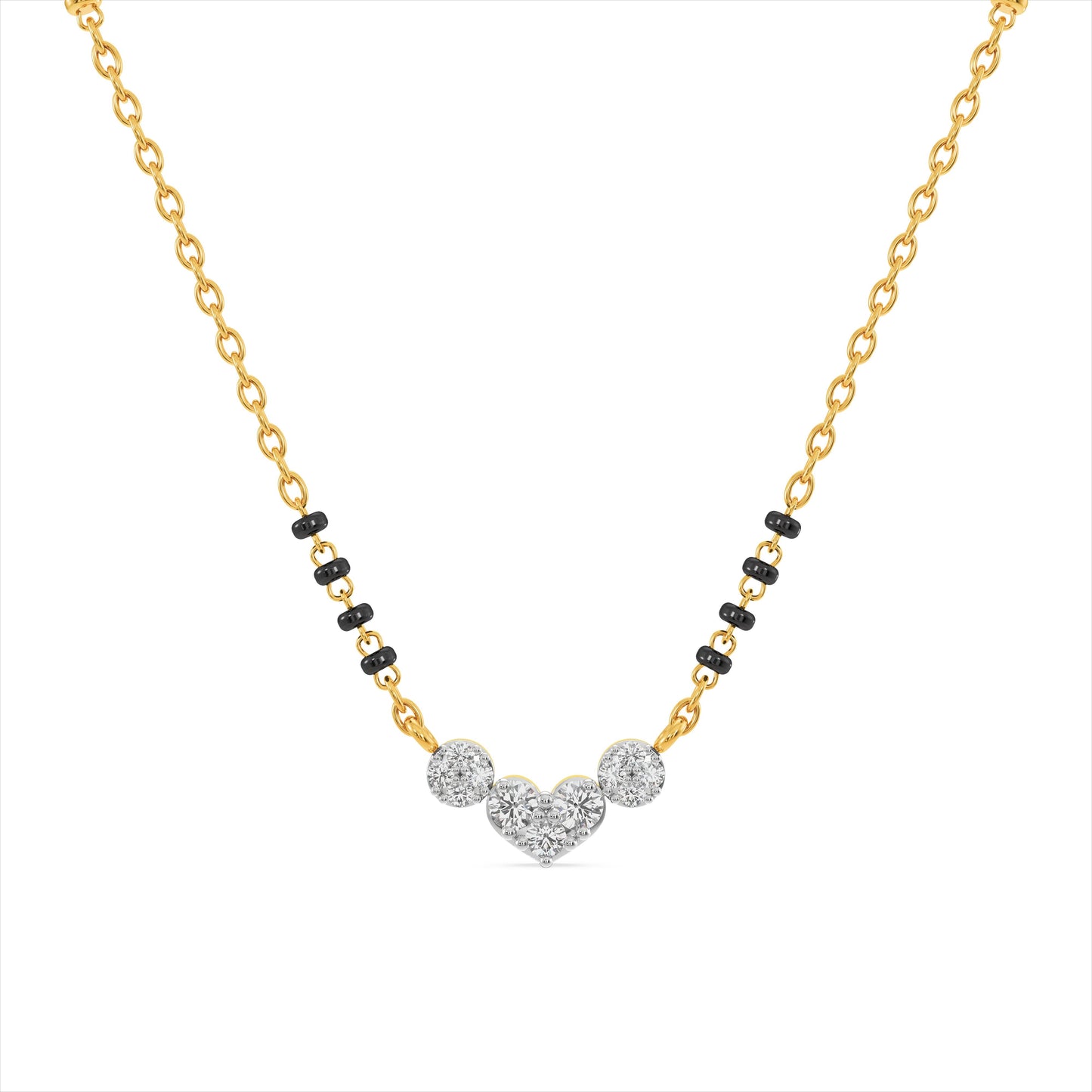 Modern Vow 9KT Gold Laboratory Grown Diamond Mangalsutra