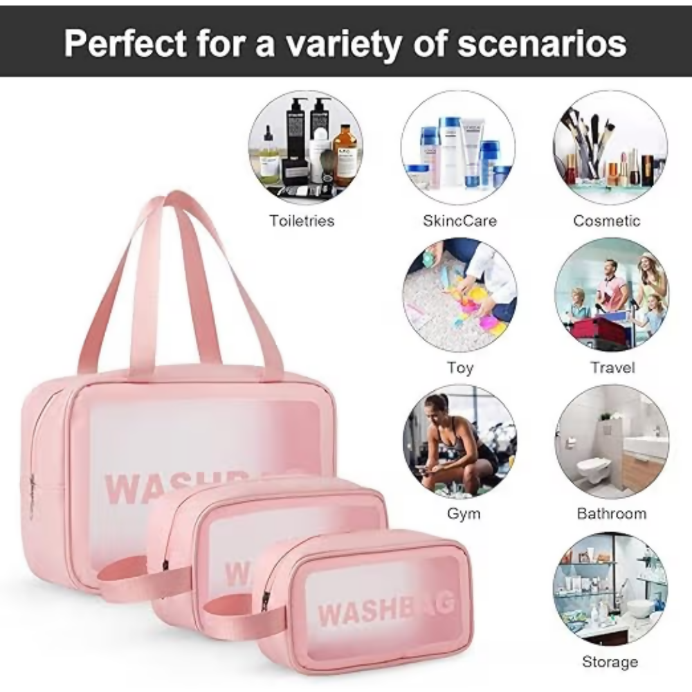 Bronson Professional Makeup Pouch Travel Toiletries Organizer Cosmetic Bags Portable