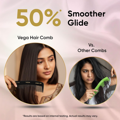 Vega Handcrafted General Grooming Hair Comb