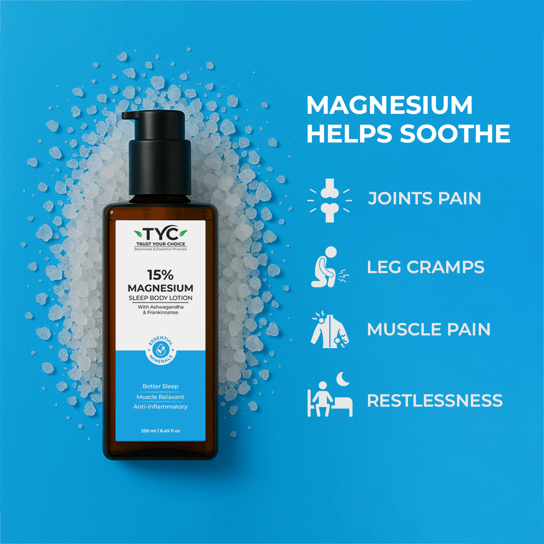 TYC 15% Magnesium Sleep Body Lotion
