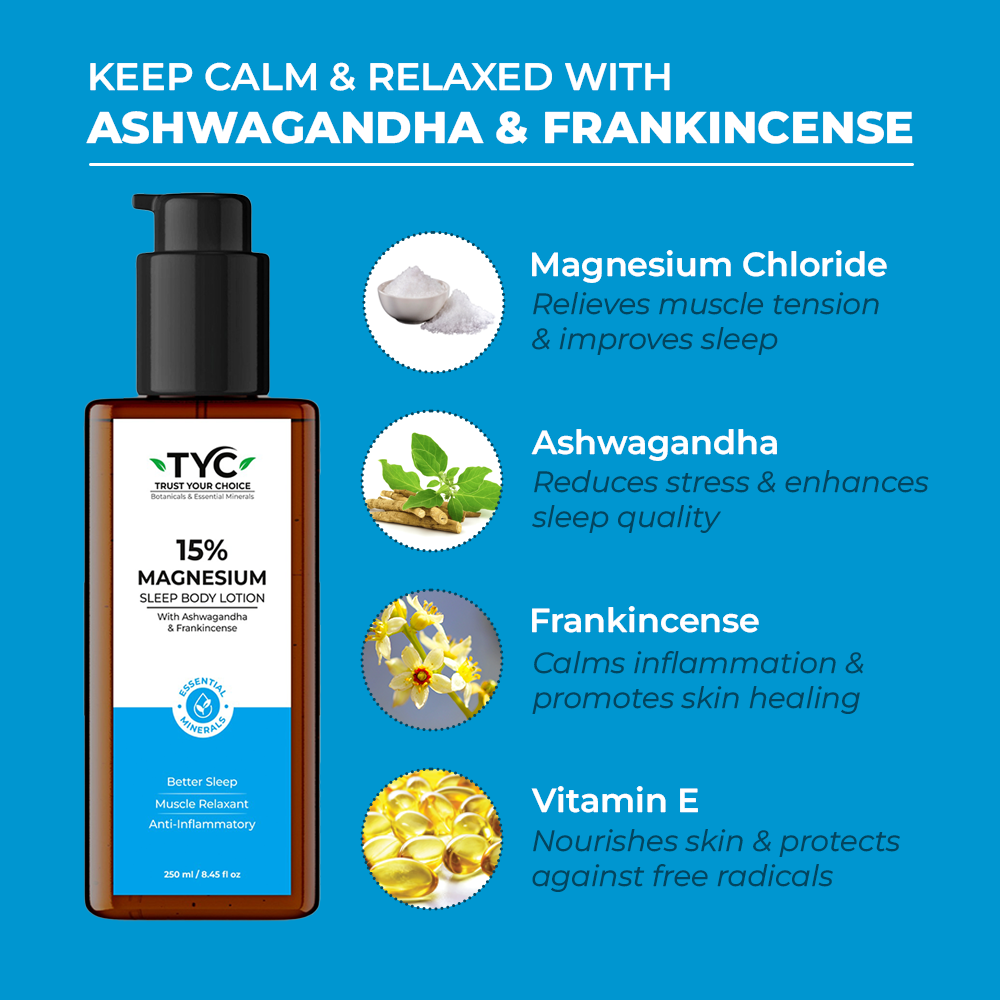 TYC 15% Magnesium Sleep Body Lotion