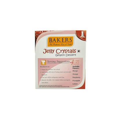 BAKERS Jelly Crystals (Gelatin Dessert) - Strawberry