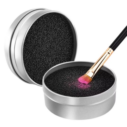 Bronson Professional Makeup Brush Cleaner Sponge Tin Quick Cleaning