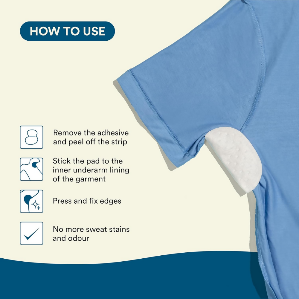 Bloom by Bold Care Sweat Pads for Underarms