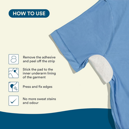 Bloom by Bold Care Sweat Pads for Underarms