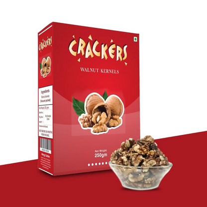 Go Crackers Kashmiri Brown Halves Dried Walnuts Kernels Without Shell