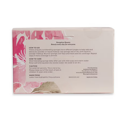 BUNGALOW BEAUTY Makeup Blending Sponges - Coral Orange