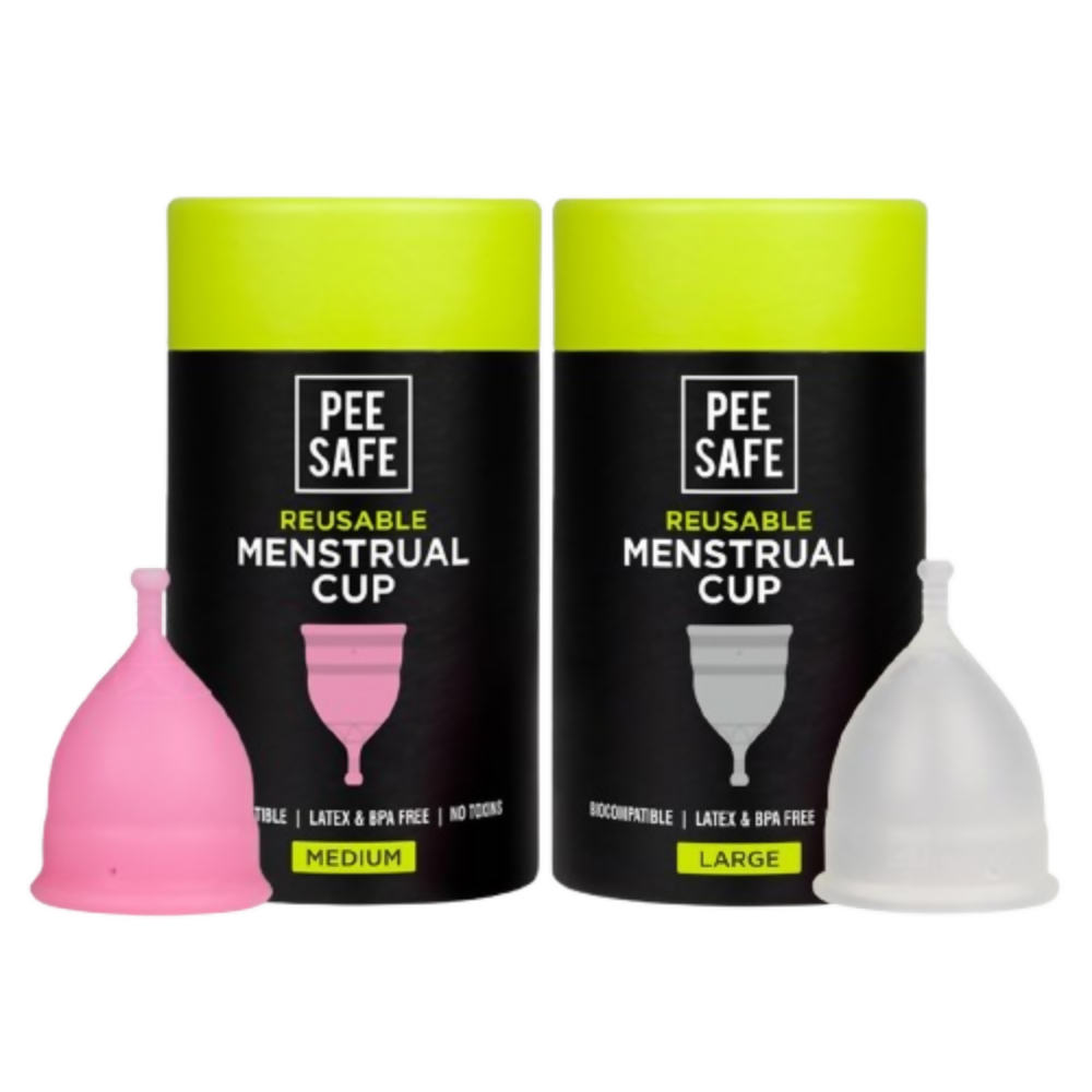 Pee Safe Menstrual Cup Medium + Large
