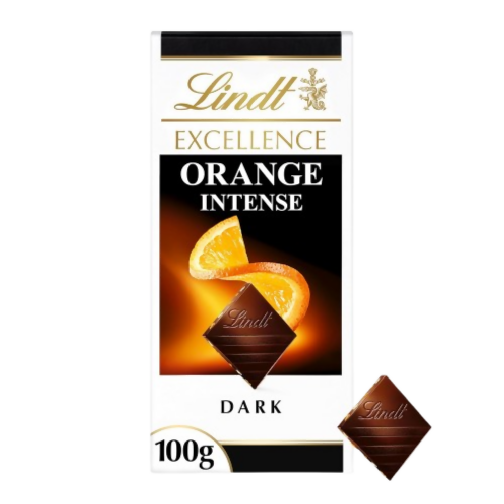 Lindt Excellence Orange Intense Dark Chocolate