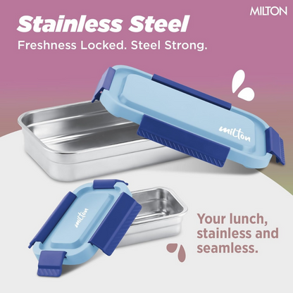 Milton Metro Meal Jr. Stainless Steel Tiffin Set of 2 - Blue