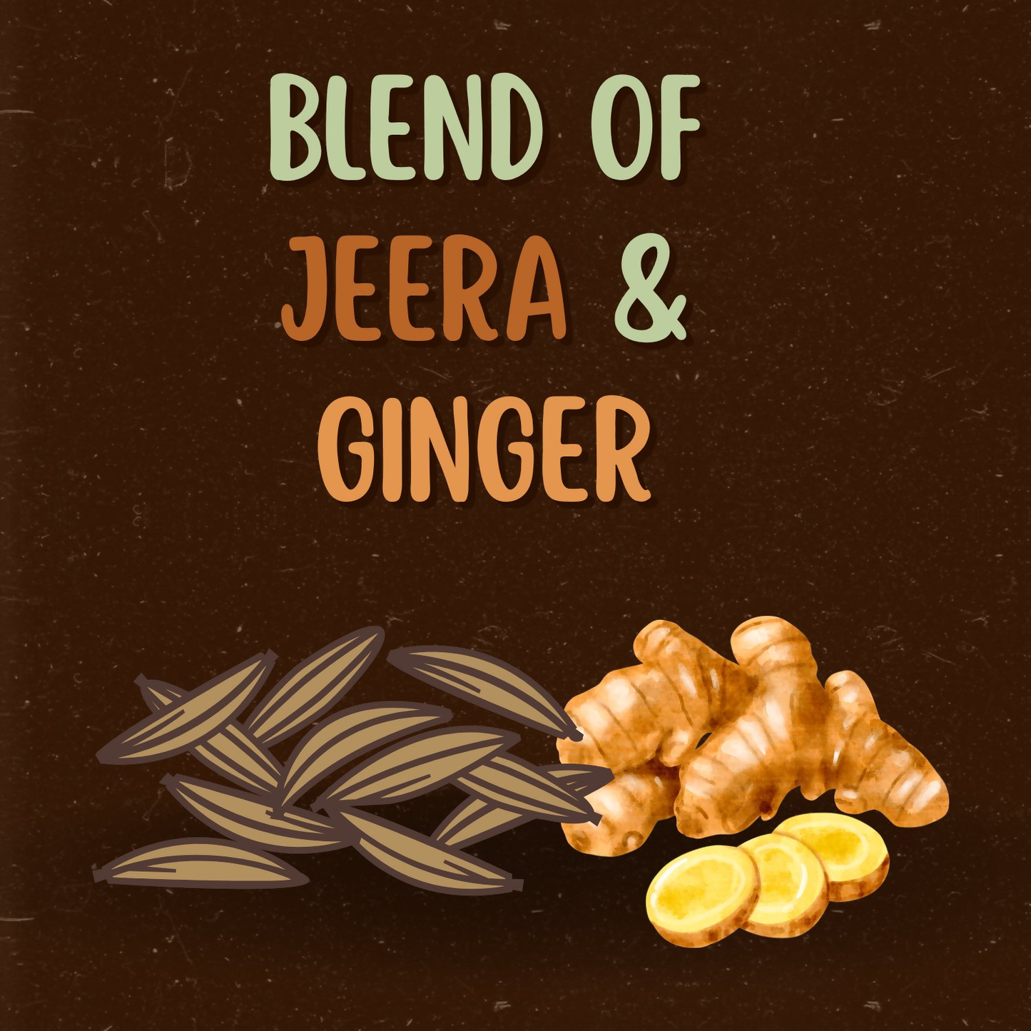 Satvi Wellness Jeera Ginger Herbal Infusion Mix In Indvidual Packets | Herbal Tea Sachet