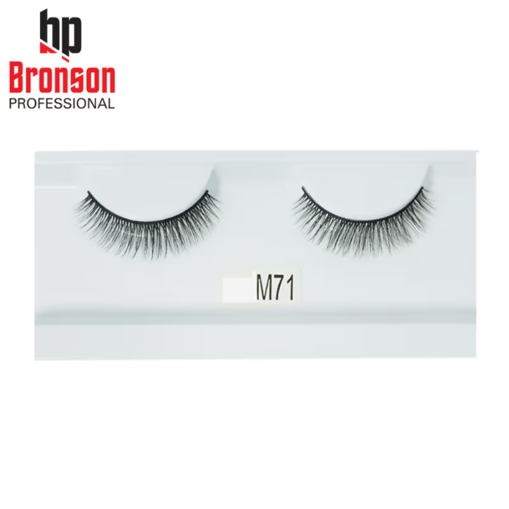 Bronson Professional Long and Natural Look False Eyelashes - M71