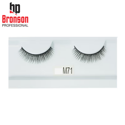 Bronson Professional Long and Natural Look False Eyelashes - M71