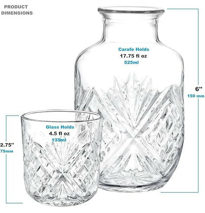 Not Available Bedside Carafe and Glass Set