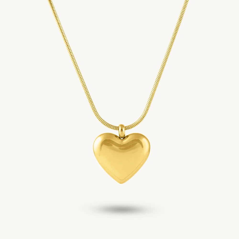 Radiant Heart Charm Necklace