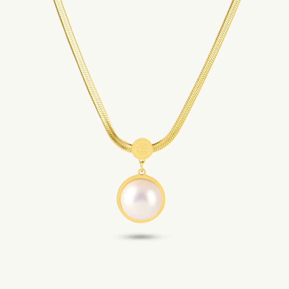 Radiant Orb Shine Pendant Necklace