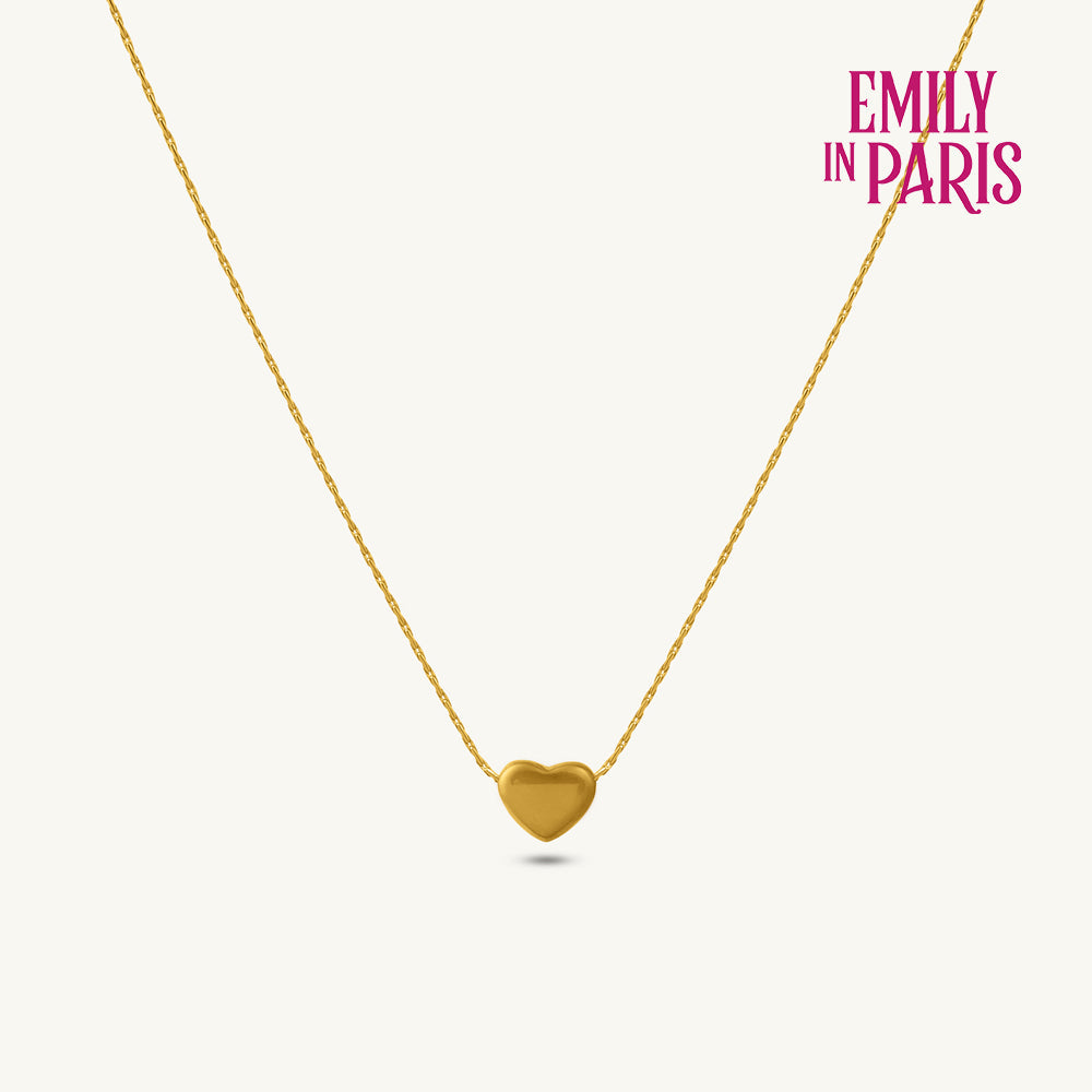 Minimal Heart Pendant Necklace