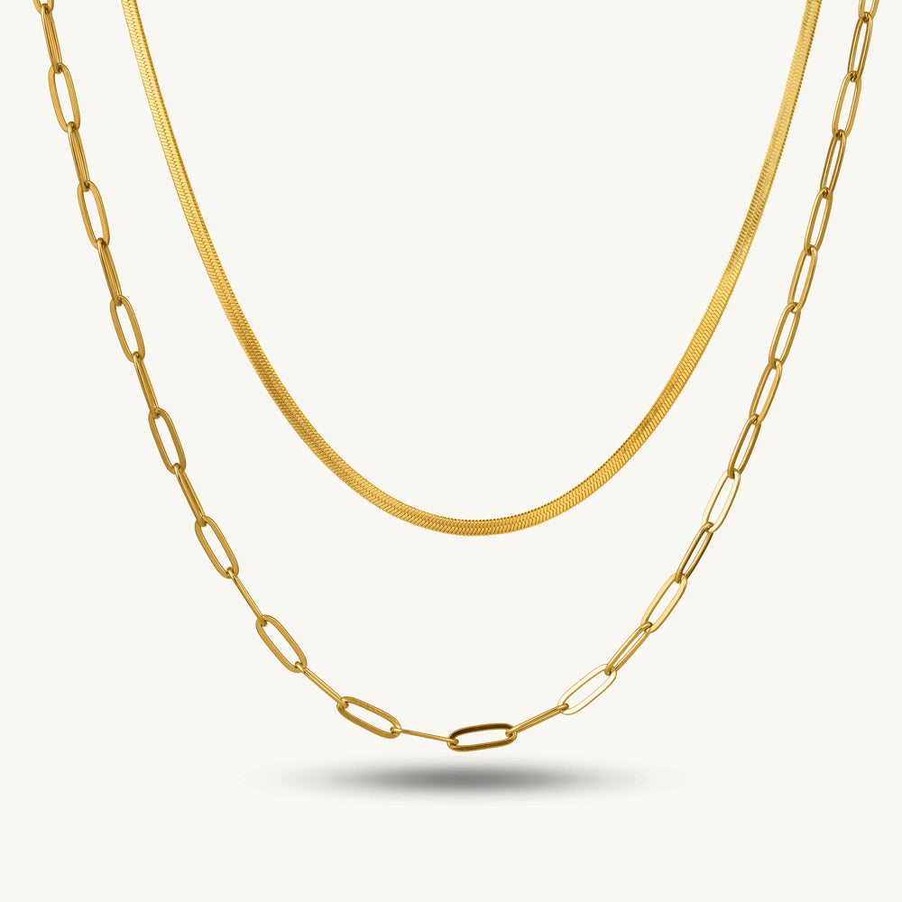 Bold Layered Chain Necklace