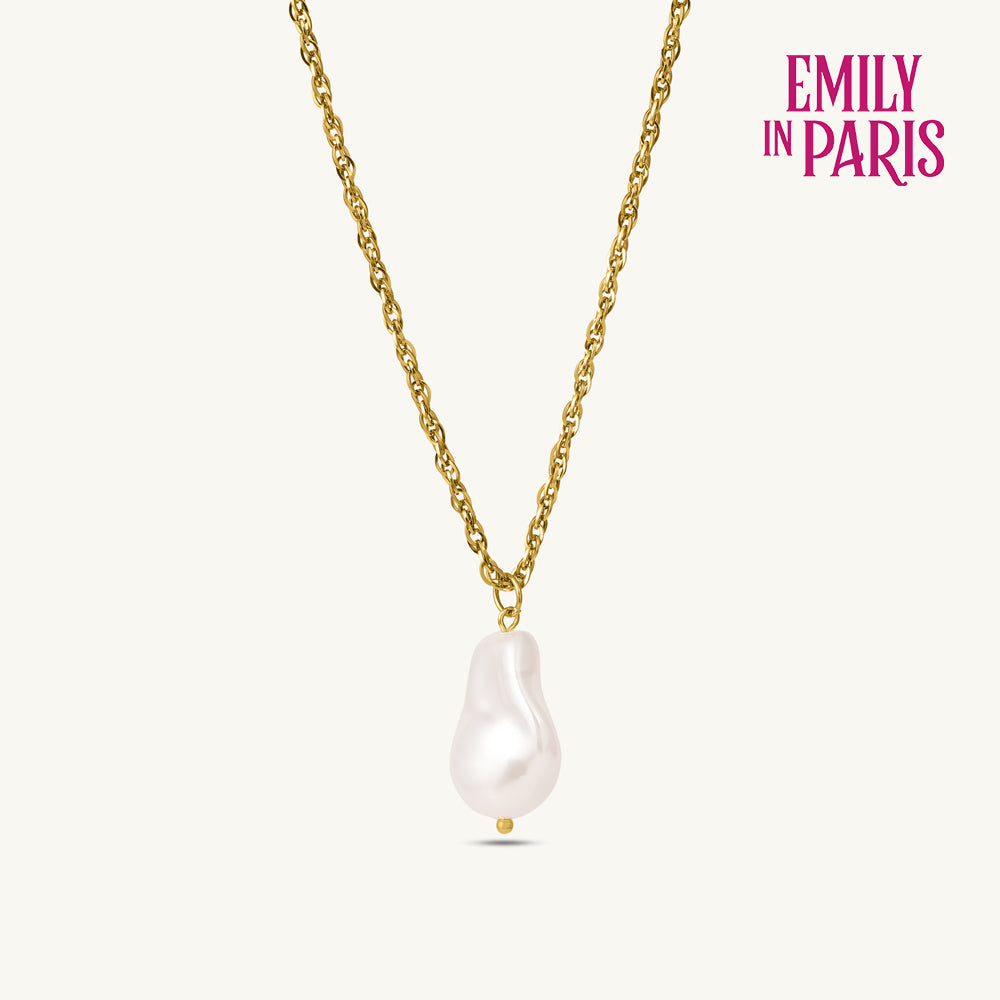 Pearl Charm Pendant Necklace