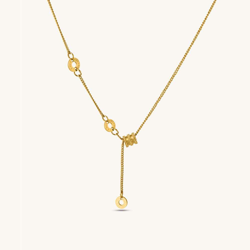 Orbit Link Lariat Necklace