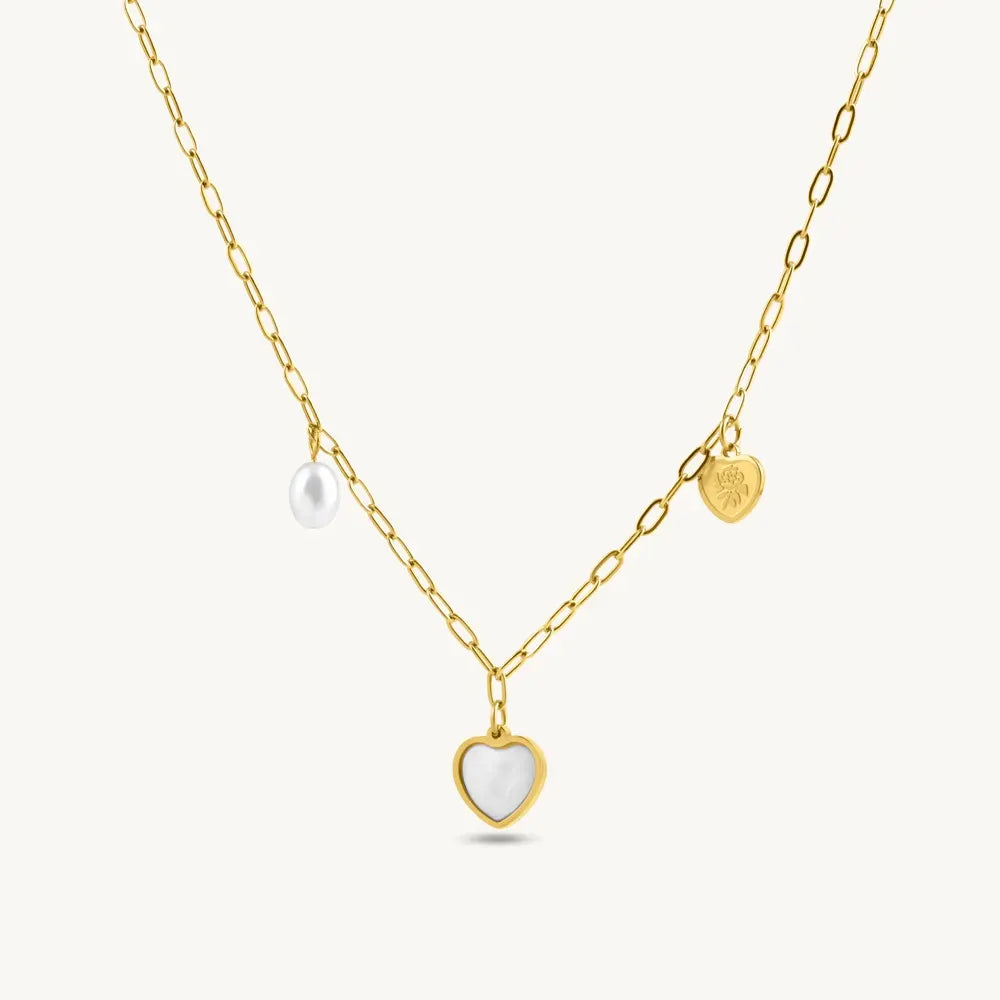 Soft Promise Heart Chain Necklace