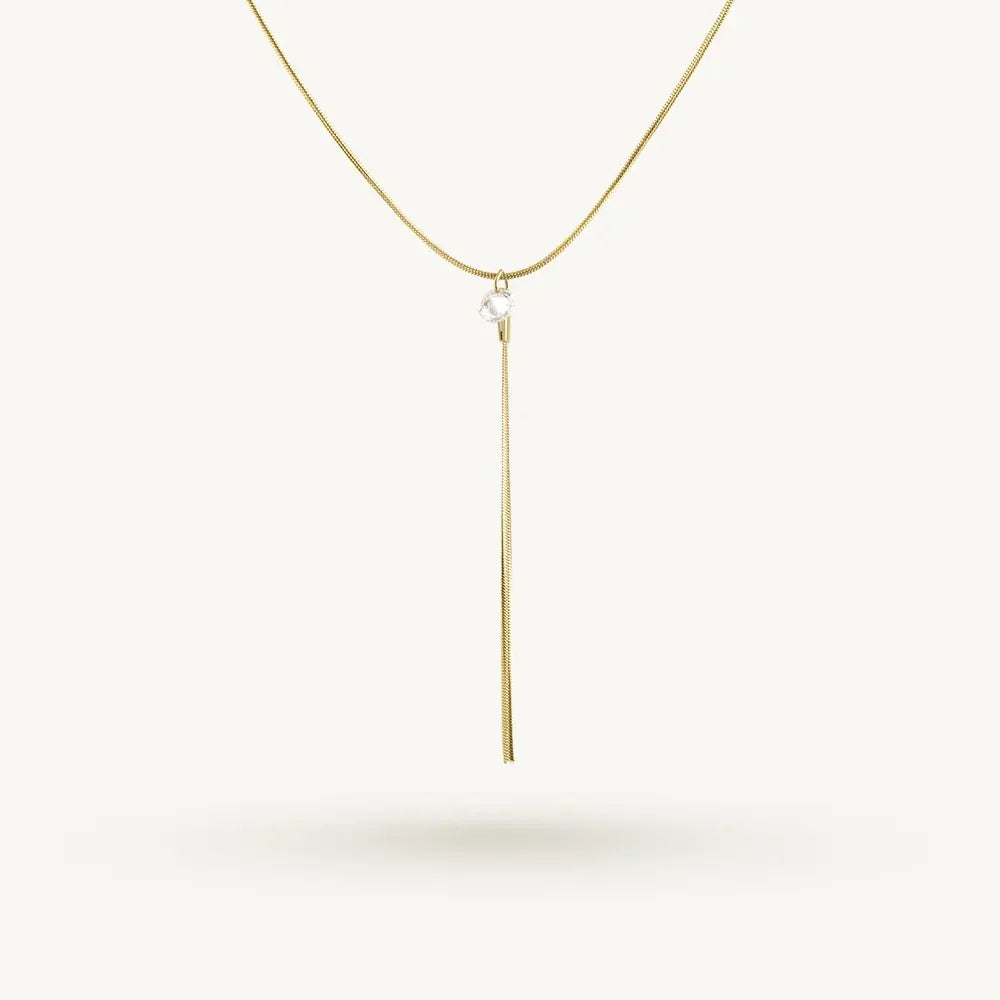Pure Lustre Lariat Necklace
