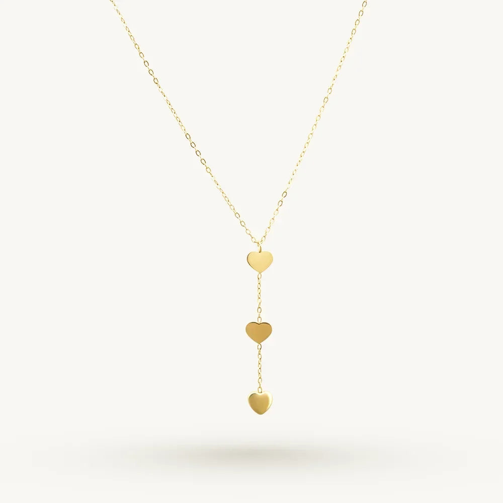 Alluring Heart Lariat Necklace