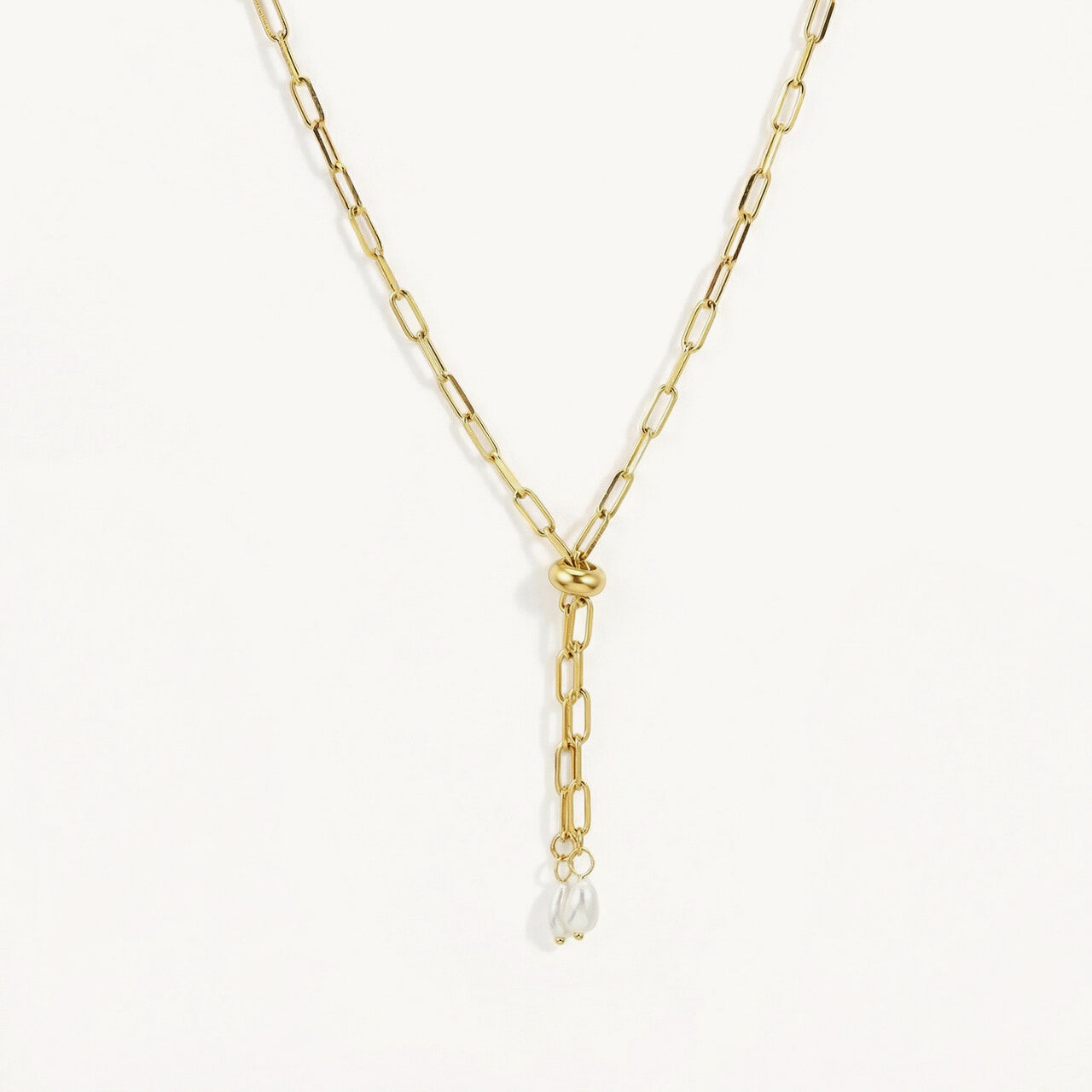 Pearl Luxe Lariat Necklace