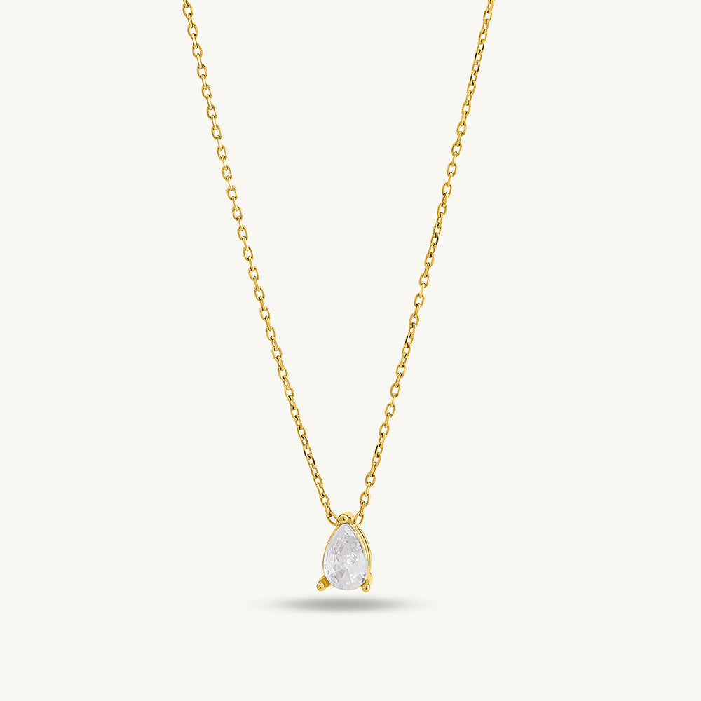 Dewdrop Solitaire Necklace